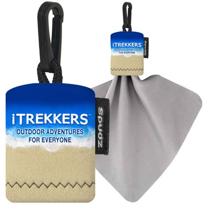 Spudz Classic Medium 6"x6" Micro-Fiber Cleaning Cloth Key Chain for Auto/ Healthcare & Technology