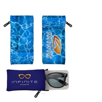 ESP Eyewear Storage Pouch Neoprene Eyewear Case w/Attached 6"x6" Microfiber Cloth