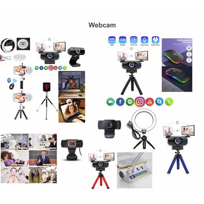 iBank ® Webcam with Microphone for Desktop or Laptop Computers
