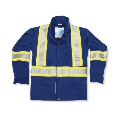 Royal Blue Indura® Ultrasoft® Safety Parka Jacket