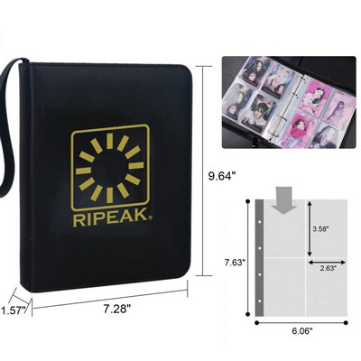 Trading Cards Book Photo Album Collectors Album Folder 4 Pockets Each Pages