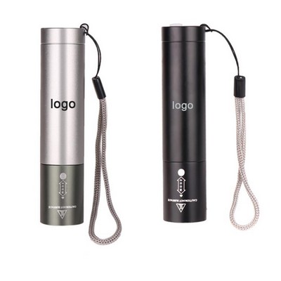 Rechargeable Aluminum Torch Flashlight