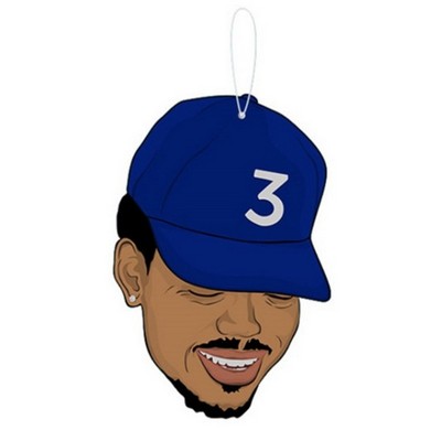 3.25" Die Cut Shape Custom Full Color Printed Air Freshener w/Grape Scent