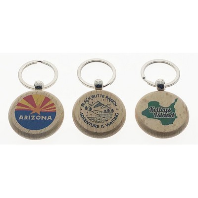 Circle Economy Wood Key Tag
