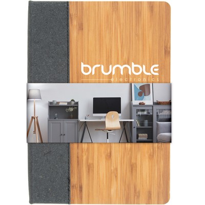 Bamboo Journal w/Full Color GraphicWrap (5.5"x8.25)