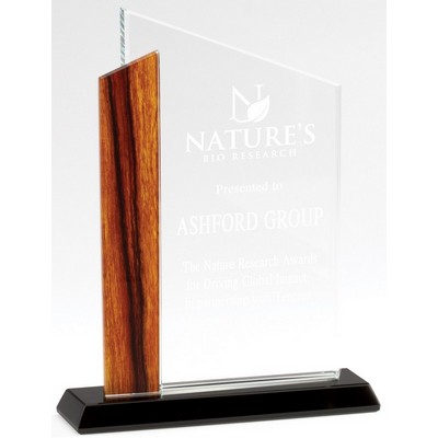 Heritage Crystal Award, 8"H