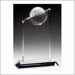 7¼" Crystal Golf Ball Award