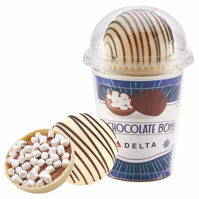 Mega Hot Chocolate Bomb Cup Kit - Original Flavor - Classic White Chocolate