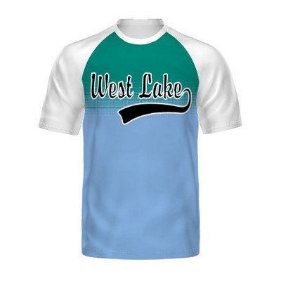 Holloway FreeStyle™ Semi-Sublimated Raglan Tee-White