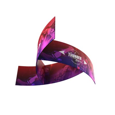 Pinwheel Premier Hanging Banner Double-Sided - 12'x4' - GRAPHIC ONLY