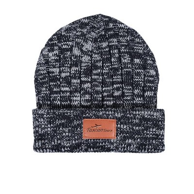 LeemanÂ™ Heathered Knit Cuffed Rib Beanie