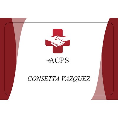 Colorgrave Plus 2"x3" Logo & 1 Line of Engraving