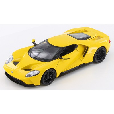 7.75" 2017 Yellow Ford GT Diecast