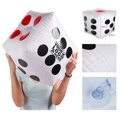 12.6 x 12.6 x 12.6" Outdoor Fun Large Inflatable Dice
