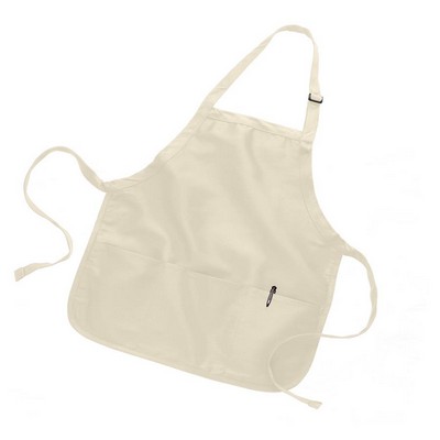 Medium Length Apron with Pouch