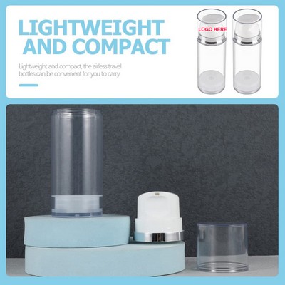 3.4 Oz. Airless Vacuum Pump Lotion Bottle
