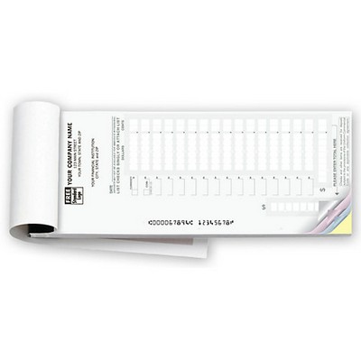 Deposit Tickets Forms - Booked, Easy Scan (3-Part)