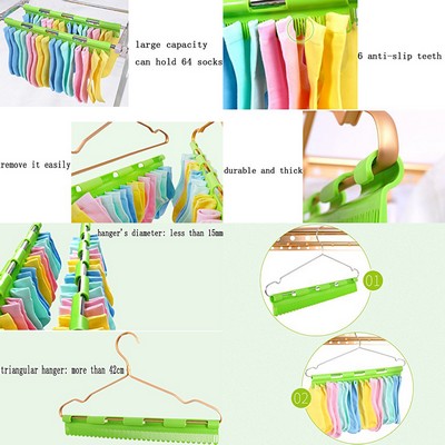 Drying Hanger Rack Clip