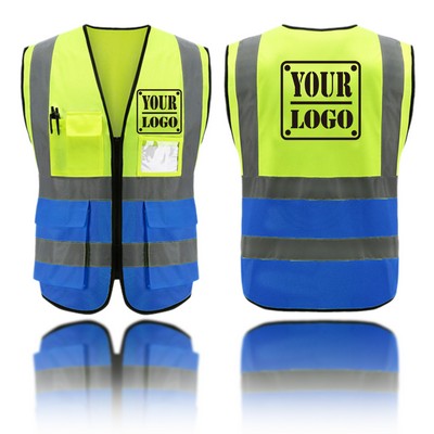 Two-Color Safety Reflective Vest