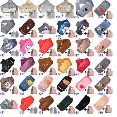 Hot Water Bottle Pouch with Soft Waist Cover