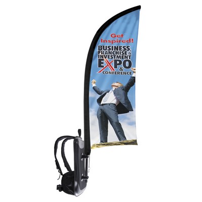 Backpack - Shark Fin Flag -Single Sided Kit