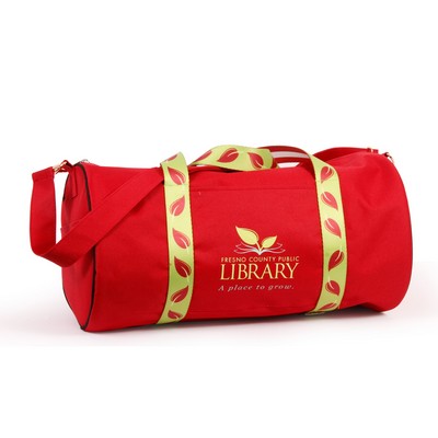 Club Duffel Bag with Decorated Straps