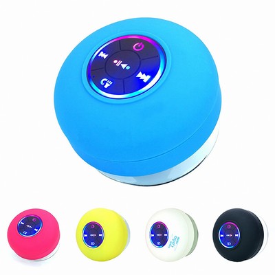 Waterproof Wireless Shower Speaker with LED Display