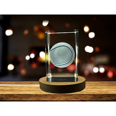 Hurling 3D Engraved Crystal Keepsake