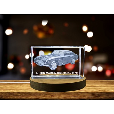 Aston Martin DB6 (1965–1971) 3D Engraved Crystal Trophy Award
