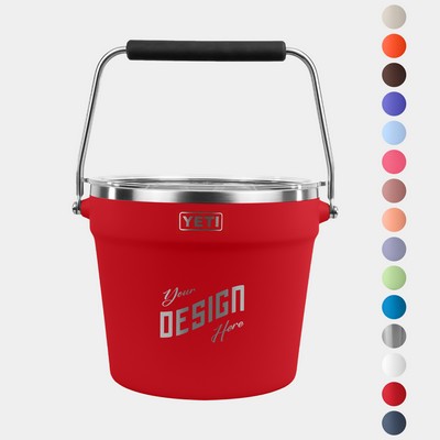 YETI® Rambler Stainless Steel Insulated Ice Bucket w/ Lid