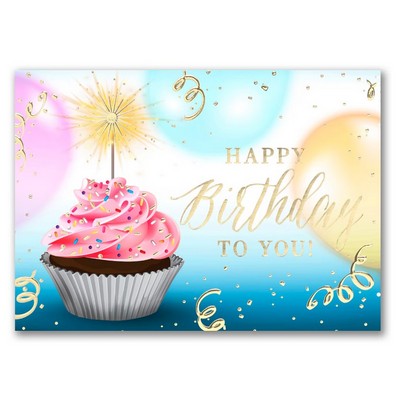 Festivities Begin Birthday Card