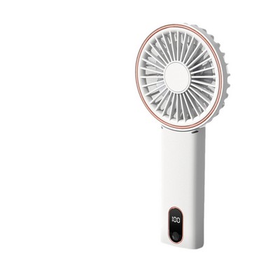 2000mah Portable Fan,Small Handheld Fan with Foldable Handle, Desk Fan Neck fan With LED Display