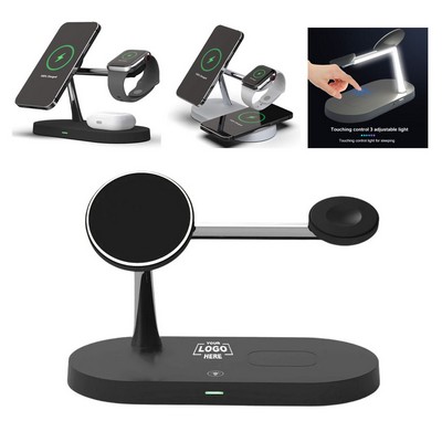 4-in-1 Wireless Charger, Stand, & Light