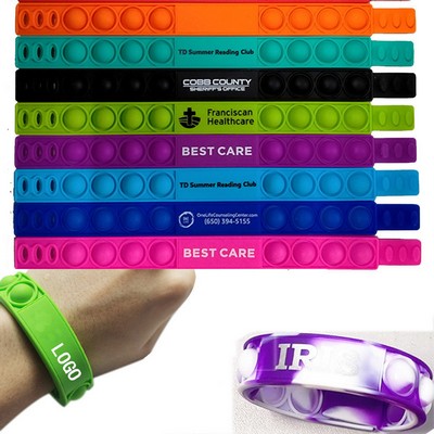 Bubble Pop Mosquito Repellent Wristband Silicone Bracelet