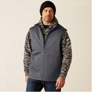 Ariat® FR Basic Men's Charcoal Gray Insulated Vest