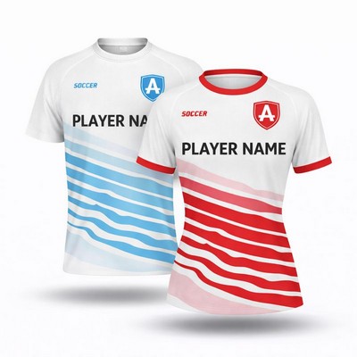 Unisex Sublimated Quick Drying Jersey T Shirt