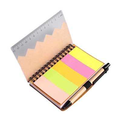 Eco-Friendly Pocket Complete Set Notebook w/Ruler