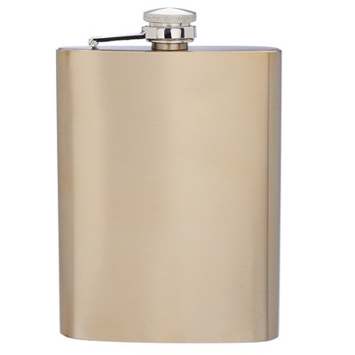 Stainless Steel Hip Flasks - 8 oz