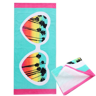 Custom Cotton Beach Towel