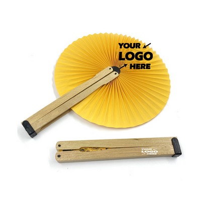 Round Shaped Accordion Fans