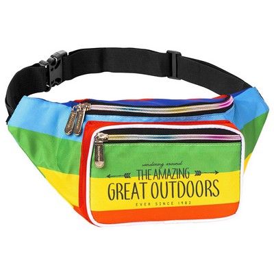 Rainbow Crossbody Fanny Pack