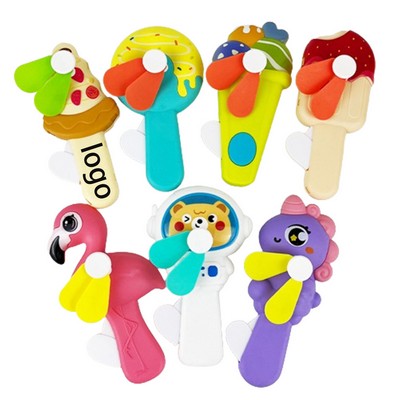 Summer Mini Portable Manual Pressure Cooling Fan Toy
