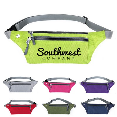 Dual Zip Fanny Pack