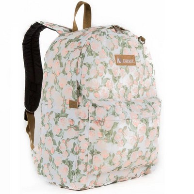 Everest Classic Patterns Book Bag Backpack