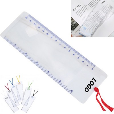 3" 1 Bookmark Ruler Magnifier