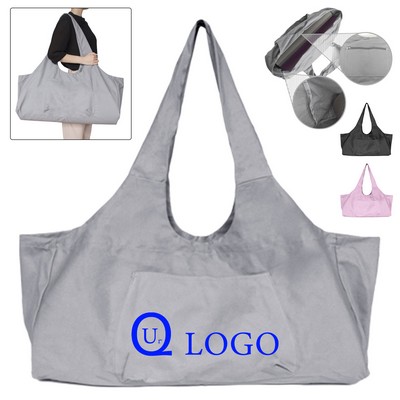 Large Yoga Mat Bag w/ Front Pocket