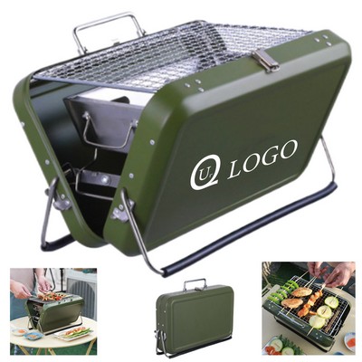 Luggage Type Barbecue Grill