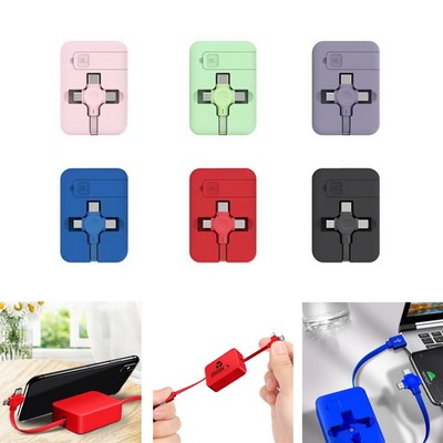 3 In 1 Retractable Multi Charging Cable