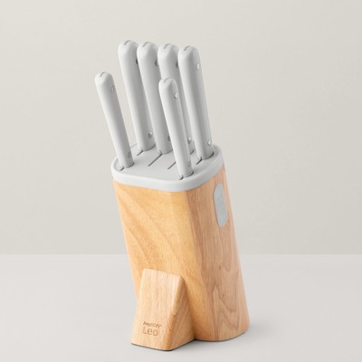 BergHoff Leo Spirit 7Pc Knife Block Set. Moonmist