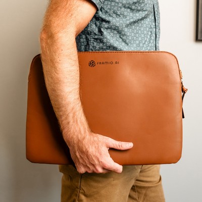 Eco-Deluxe 15.6" Laptop Sleeve - Caramel